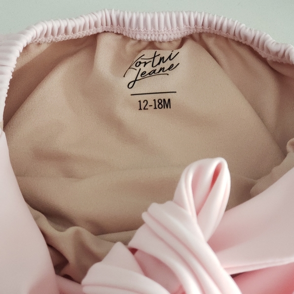 Mini Girls Swim Romper - Picture 2 of 5